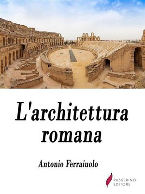 cover image of L'architettura romana
